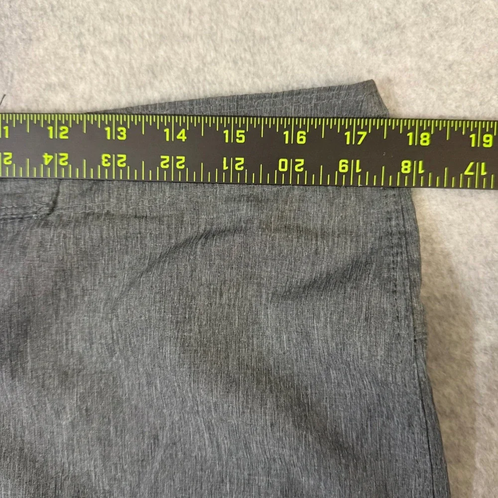 Hurley Mens Gray Teal Logo Board Shorts Swim Trunks Size 32 MBS0008690